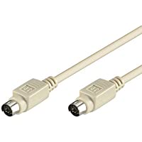 CABLEPELADO Cable ps2 mini din 6 pin 5 M Beige
